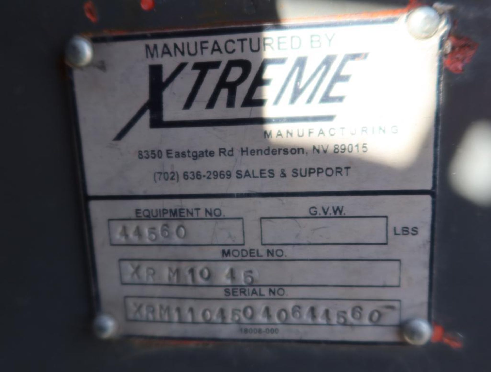 Xtreme XRM1045 Telehandler Fork Lift, 45' Lift Height, 30' Forward Reach, 10,000 Lb. Cap., Diesel, S - Image 8 of 8