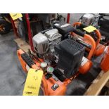 Industrial Air Contractor Portable Gas Power 4 Gallon Pontoon Air Compressor, Model CTA509412