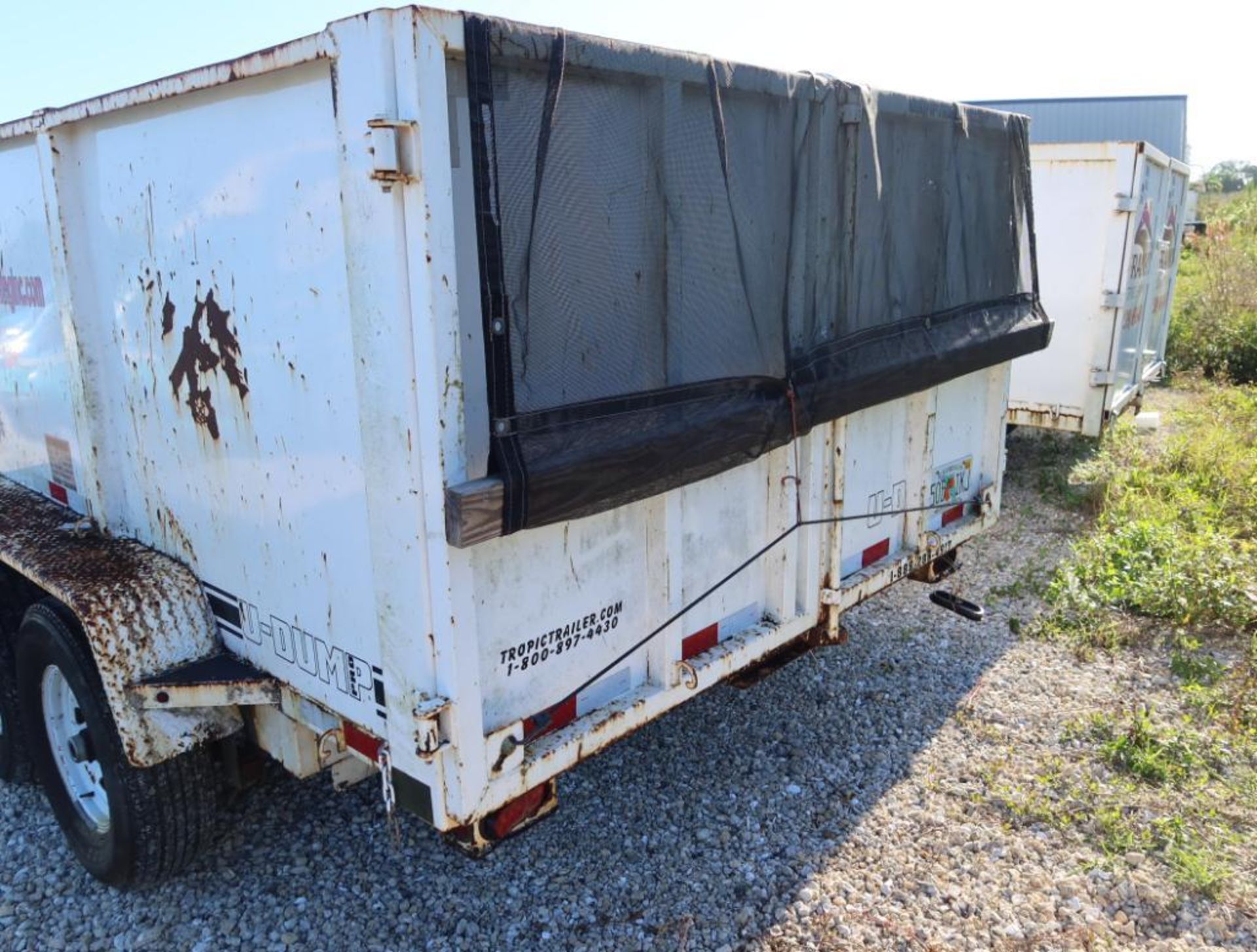 2016 U-Dump 14', 83 x 14 Dump Trailer, Tandem Axle, Swing Gate Cover, VIN 43ZDN24B9G0006313, Unit # - Bild 3 aus 5