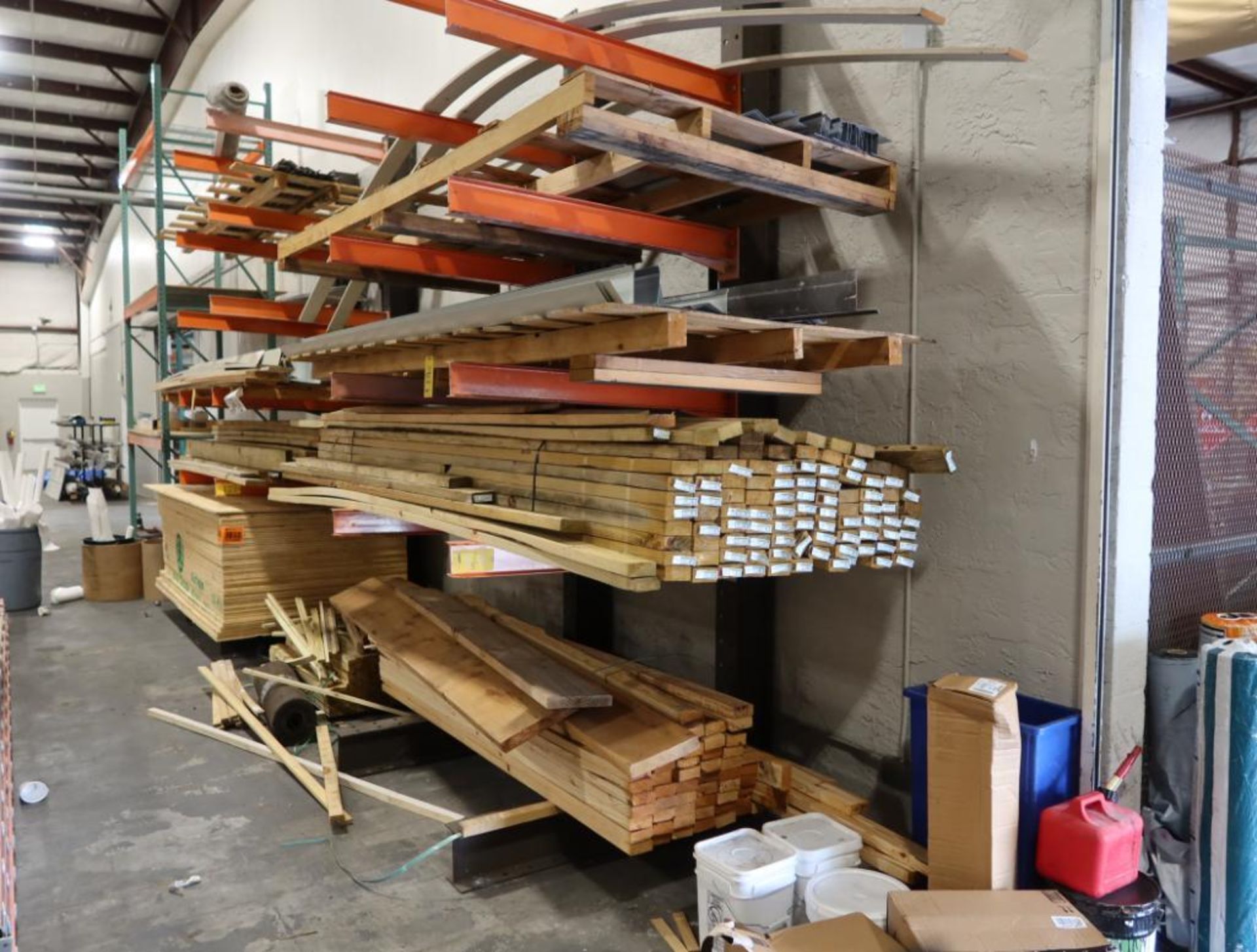 LOT: (2) Racks of Assorted Lumber (RACKS NOT INCLUDED) - Image 2 of 3