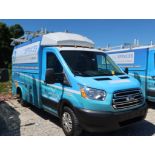 2019 Ford Transit Knapheide KUV Double Drop Rack, Gas, License# LVV-S62, VIN 1FDBW5PM8KKA19430, 80,6