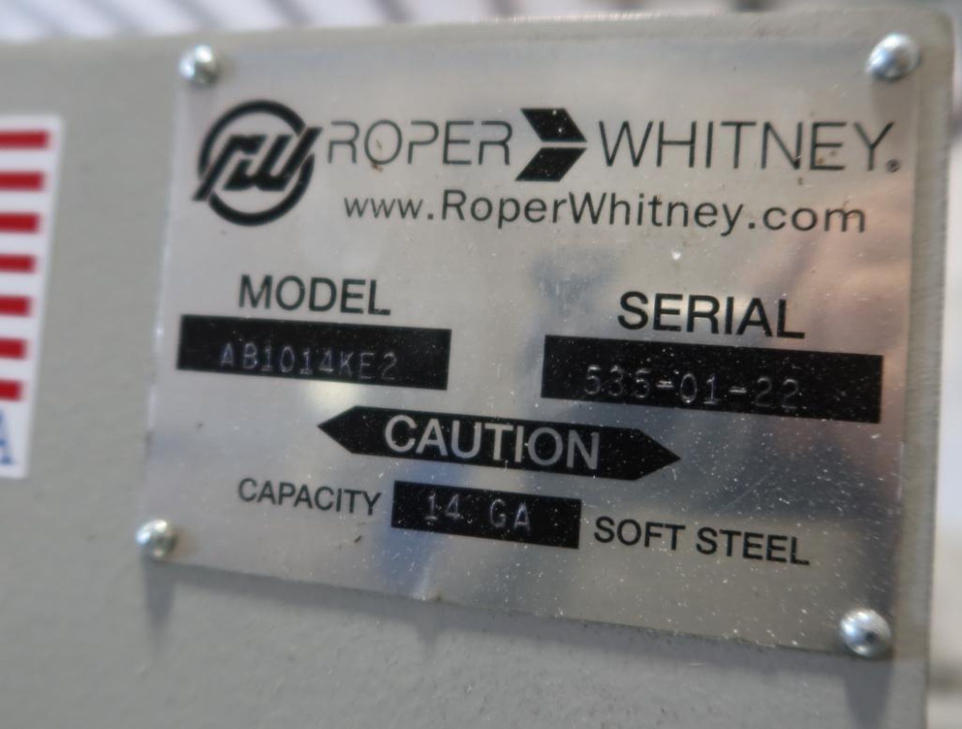 2022 Roper Whitney Autobrake AB1014KE2 CNC Folder w/Synergy Control, 40" Backgauge, 230V, 3 Phase, 6 - Image 9 of 9
