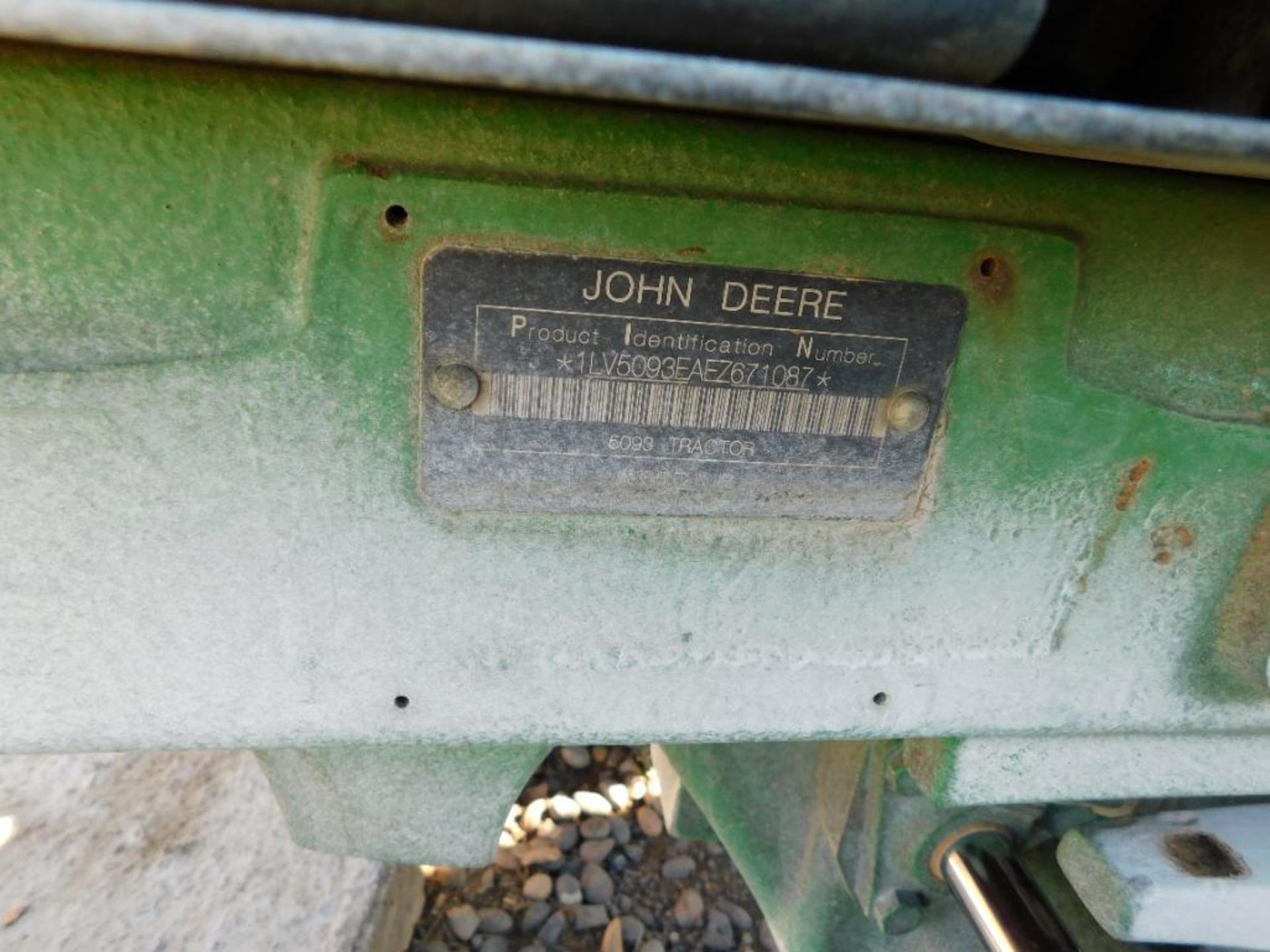 2014 John Deere 5093EN 4-Wheel Drive Tractor, Enclosed Heated Cab, 4-Cylinder Turbo Diesel Engine, 3 - Image 8 of 8