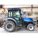 2022 New Holland T4-100V 4-Wheel Drive Tractor, FPT 4-Cylinder Turbo Diesel Engine, Enclosed Cab w/H