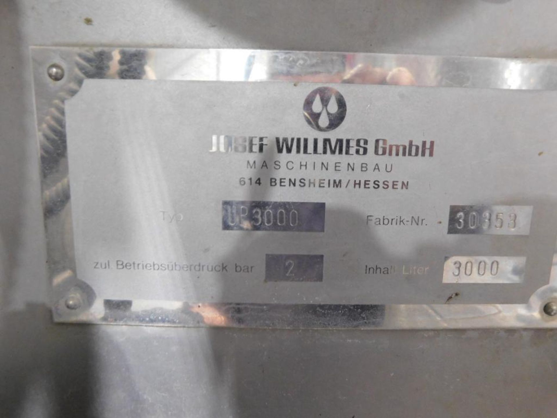 Willmes Merlin UP3000 3000 Liter Press, Full Automatic Control, Stainless Steel, Vertical Juice Drai - Image 6 of 6