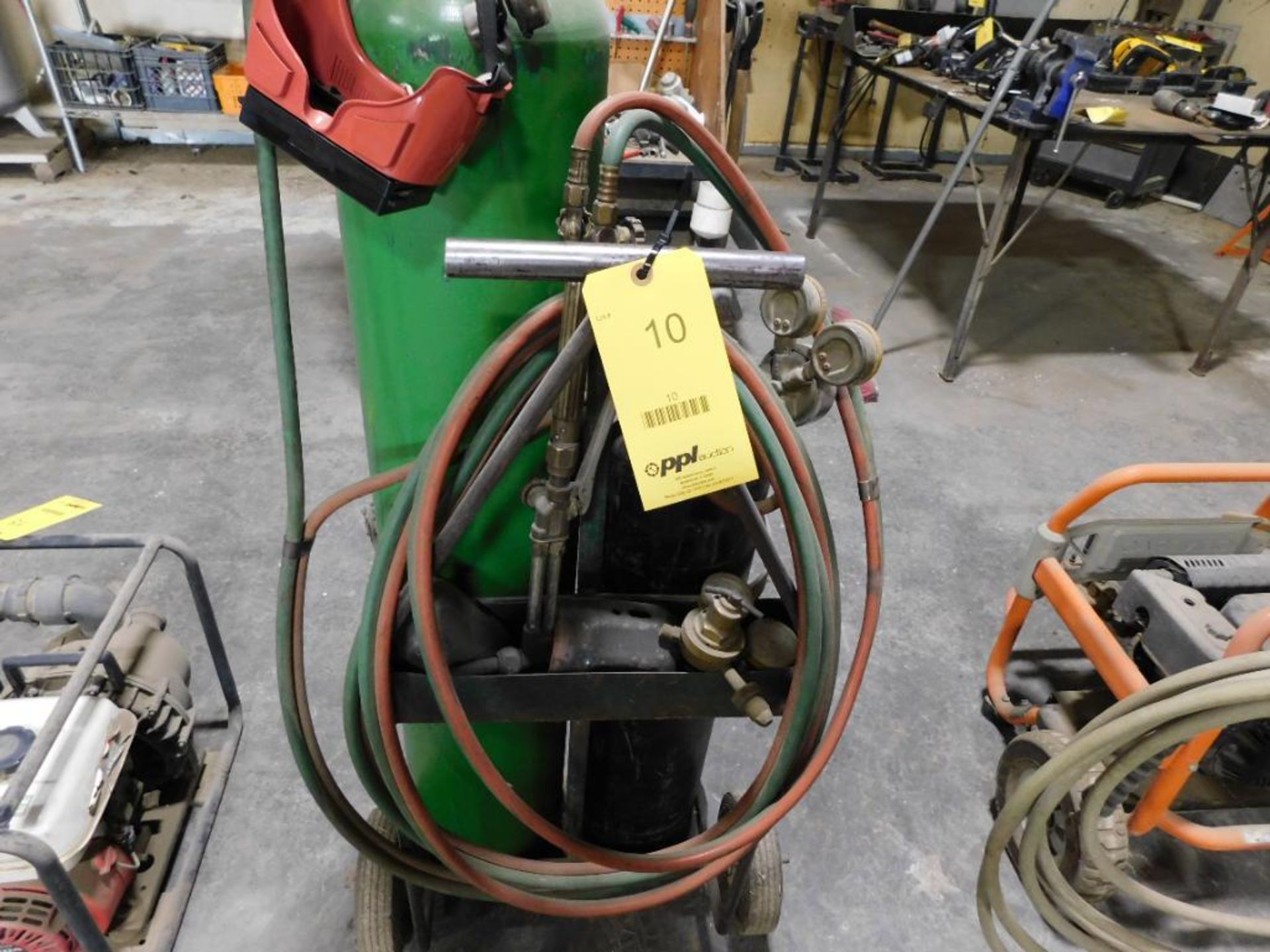 Torch Cart w/Gages, Hose & Torch (NO TANKS) (LOCATED IN MAINTENANCE AREA) - Image 2 of 2