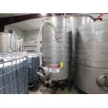 Spokane Metal Products 800 Gallon Wine Fermentation Tank w/Glycol Jacket (LOCATED IN WINERY)