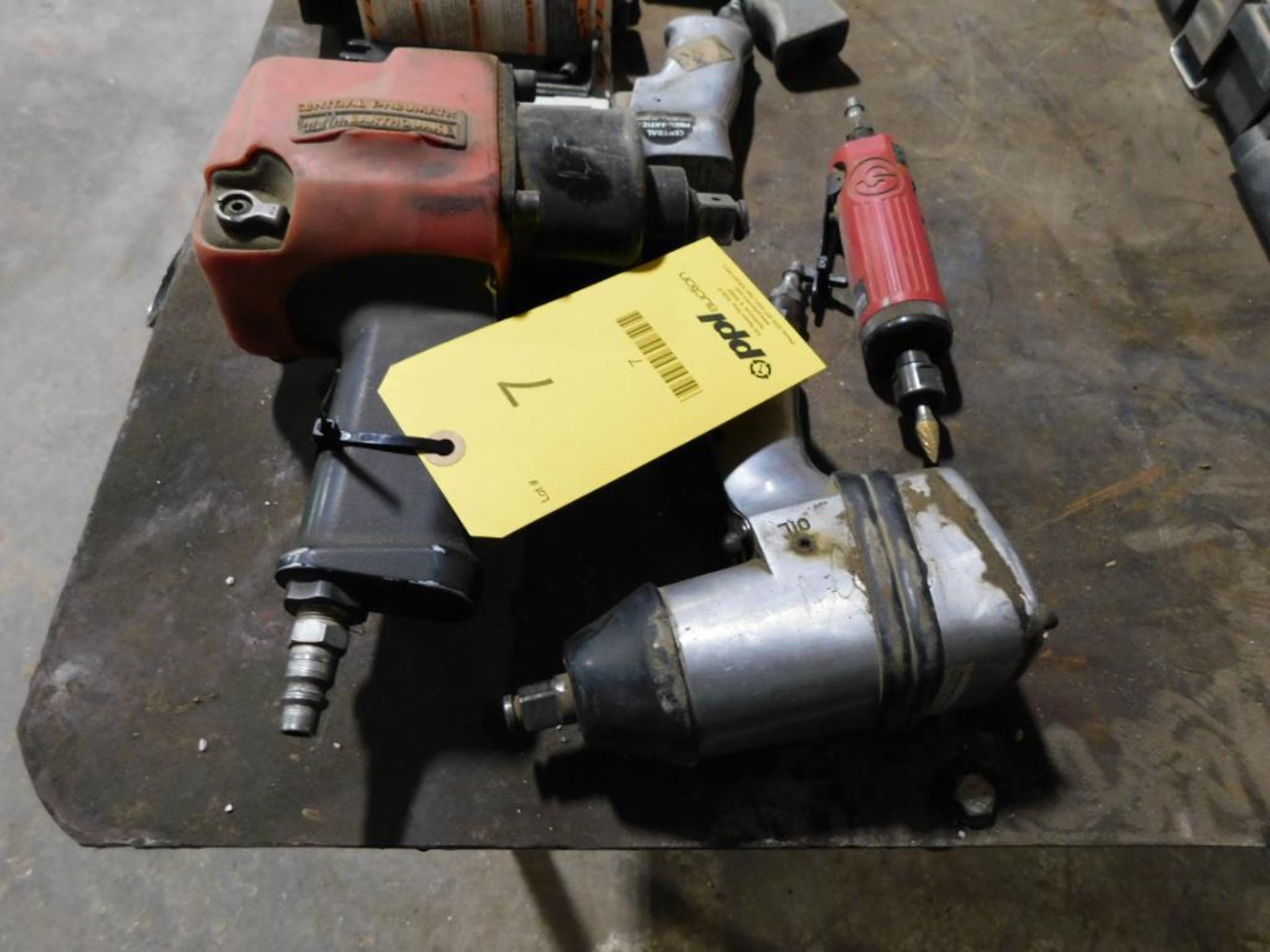 LOT: (2) Pnuematic Impact Wrenches & Assorted Pnuematic Tools (LOCATED IN MAINTENANCE AREA) - Image 2 of 2