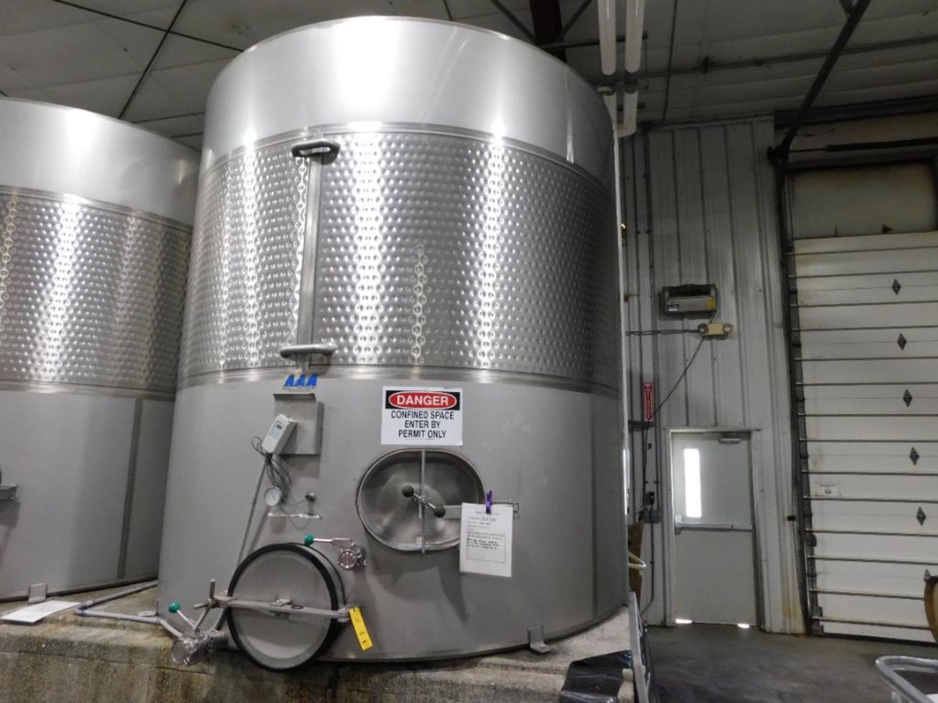 AAA Metal Fabrication 5,080 Gallon Stainless Steel Wine Fermentation Tank w/Glycol Jacket (LOCATED I