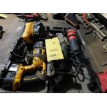 LOT: (1) Cordless Reciprocating Saw, (2) Right Angle Grinders (LOCATED IN MAINTENANCE AREA)