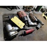 LOT: (2) Pnuematic Impact Wrenches & Assorted Pnuematic Tools (LOCATED IN MAINTENANCE AREA)