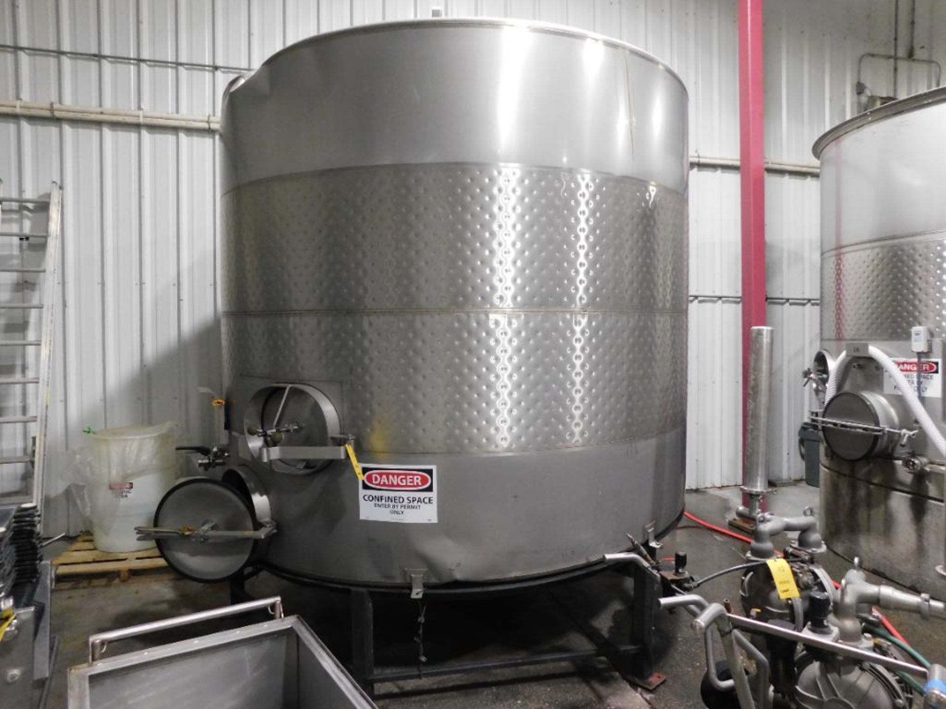 Liquid Assets Manufacturing 4,350 Gallon Stainless Steel Wine Fermentation Tank w/Glycol Jacket (IMP