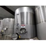 AAA Metal Fabrication 5,080 Gallon Stainless Steel Wine Fermentation Tank w/Glycol Jacket (LOCATED I