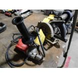 LOT: (1) Milwaukee Drill Saw, (1) Porter Cable 6" Circular Saw (LOCATED IN MAINTENANCE AREA)