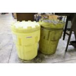 (2) 95 gallon over pack salvage drum