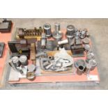 assortment of testing equipment parts