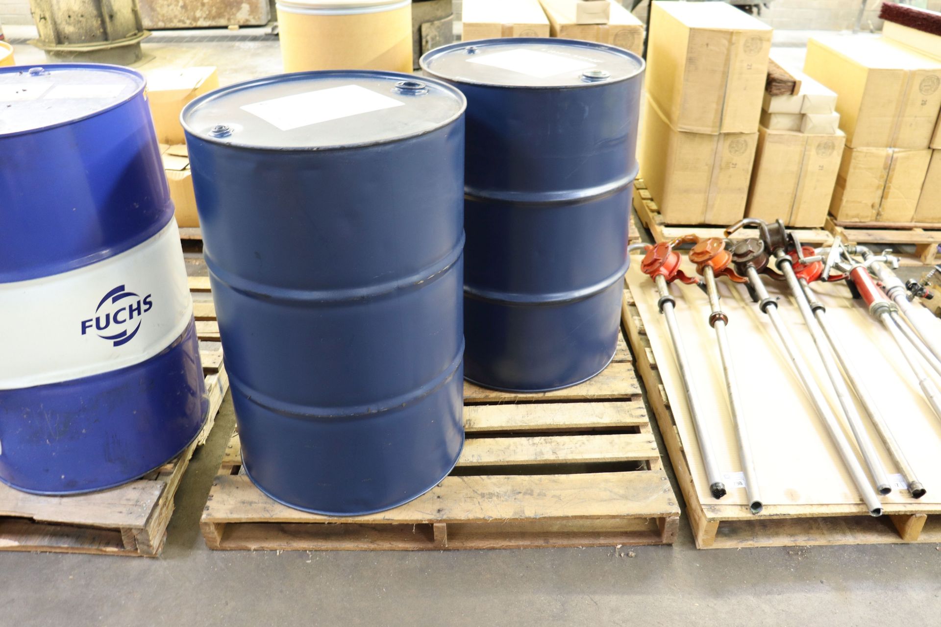 (2) 55 gallon drums of oil