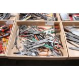 Assortment of snips, wrenches, & misc.