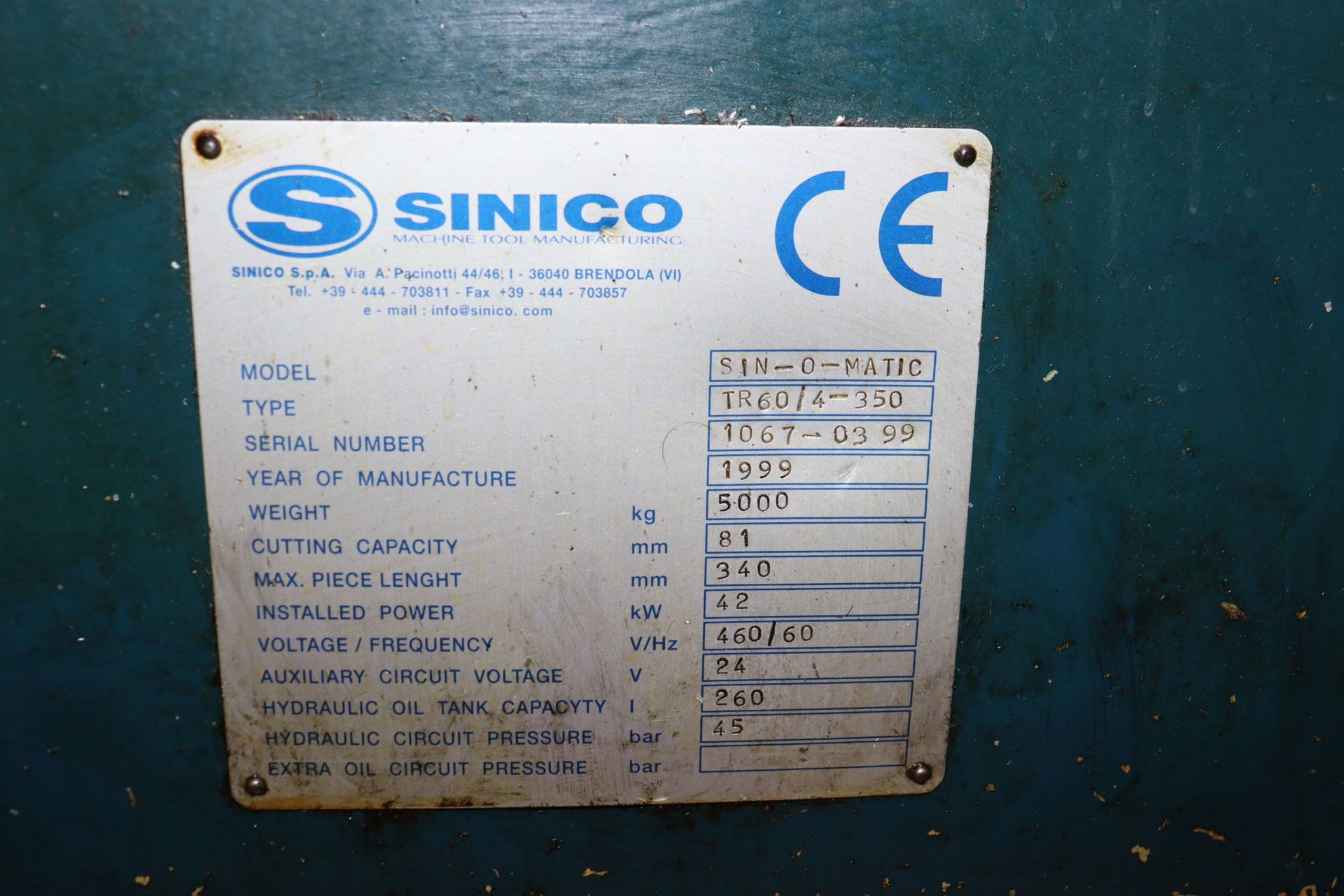 1999 Sinico SIN-O-MATIC - Image 13 of 13