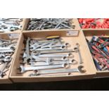 Assortment of wrenches