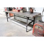 Steel work table