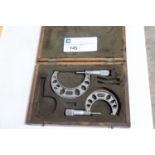 (2) NSK Outside micrometer, 1" - 2" & 2" - 3"