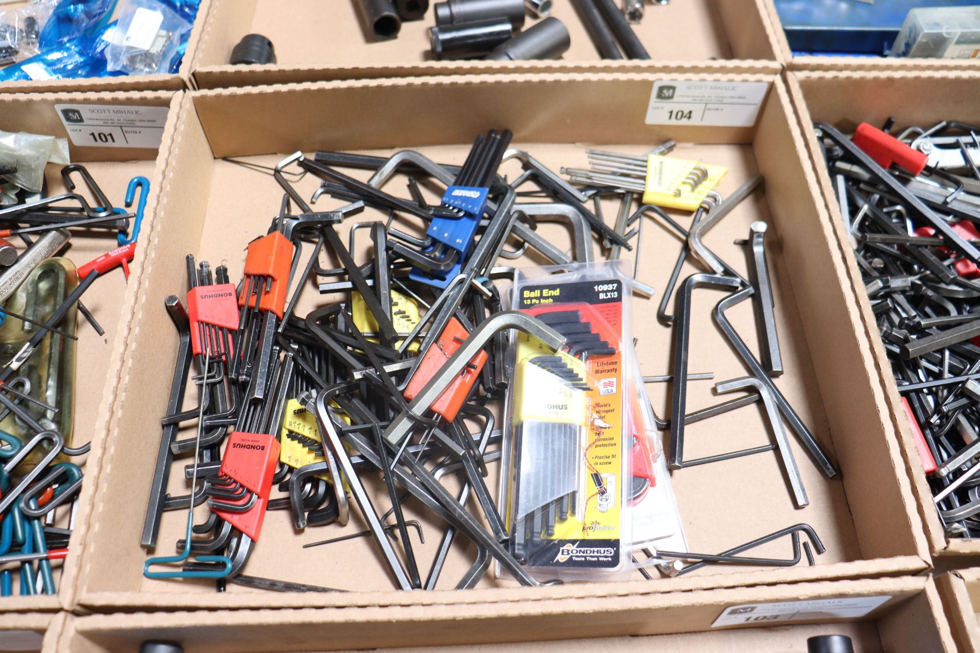 Assortment of Allen wrenches