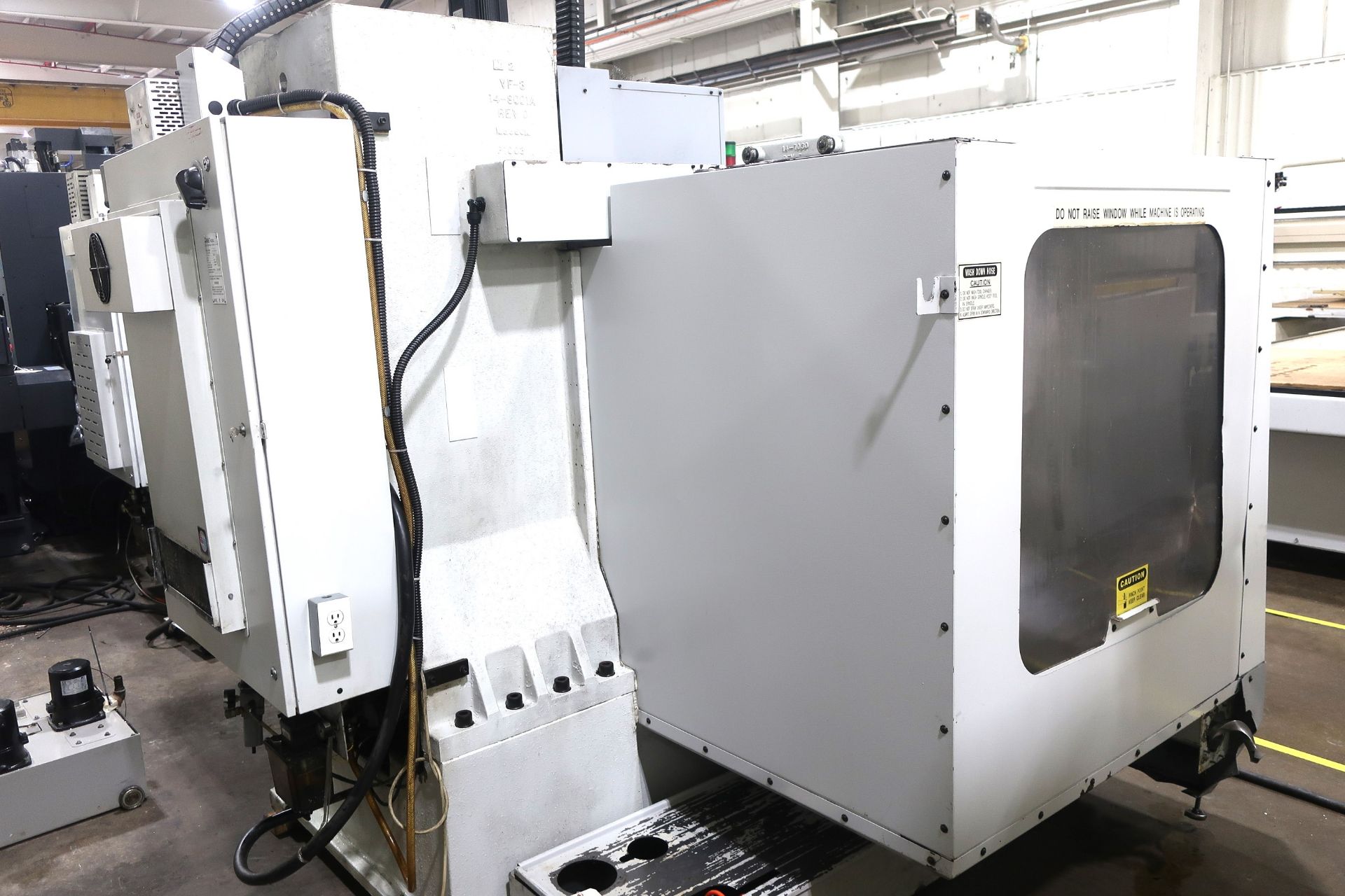 HAAS VF-4 CNC VERTICAL MACHINING CENTER, S/N 7443, NEW 1996 - Image 6 of 7