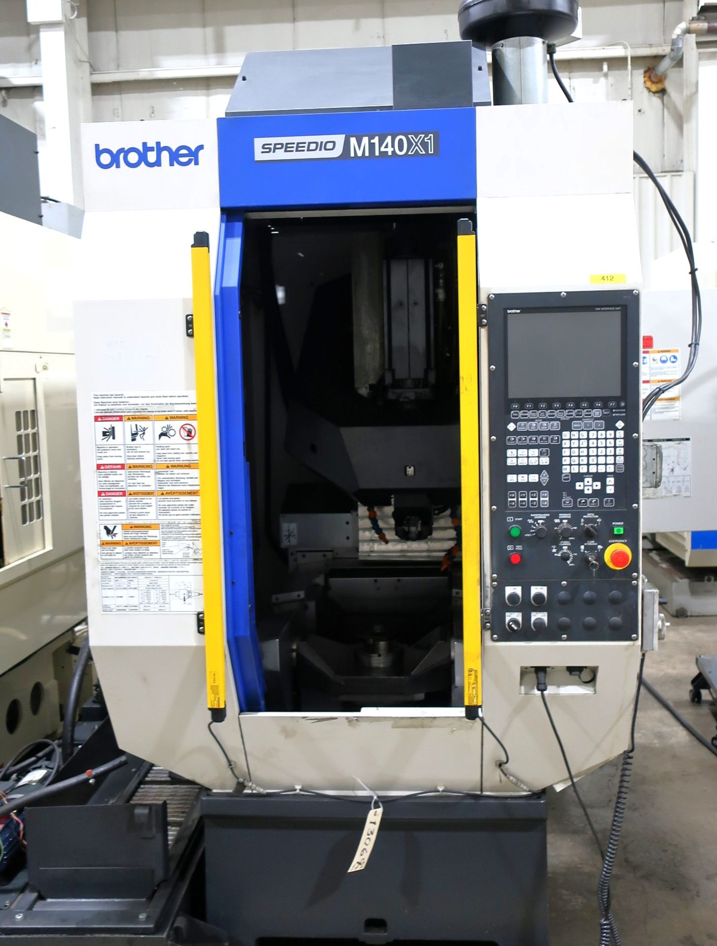 BROTHER SPEEDIO M140X1 CNC 5-AXIS MULTITASKING DRILL TAP TURNING CENTER, S/N 111357, NEW 2015