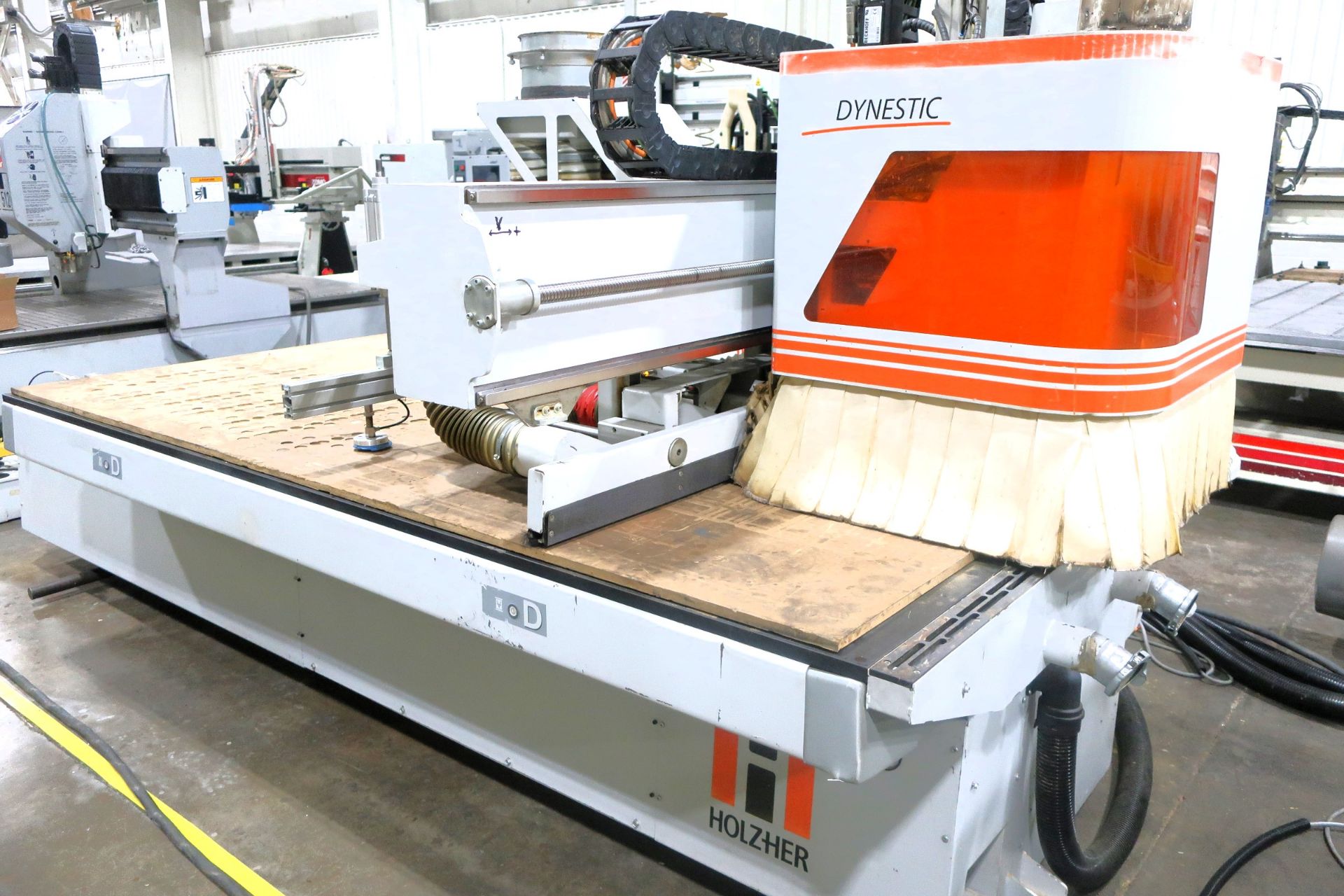 5' X 10' HOLZHER MODEL DYNESTIC 7516 CNC ROUTER, S/N 27/1-102 5017084, NEW 2011 - Image 3 of 16