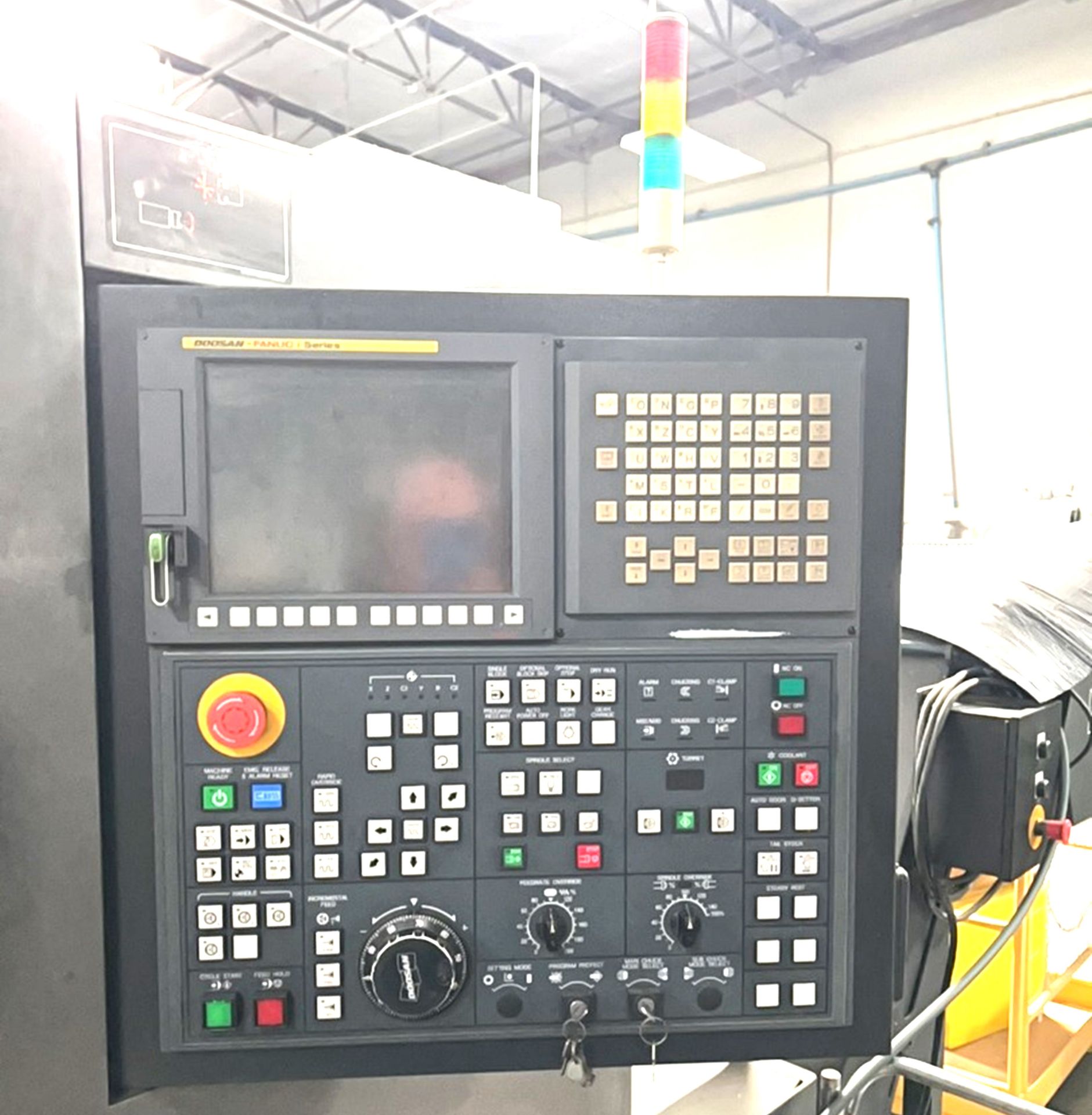 DOOSAN PUMA 2100Y 3-AXIS CNC TURNING CENTER W/LIVE TOOLING C & Y AXIS, S/N ML0093-000386 - Image 2 of 9