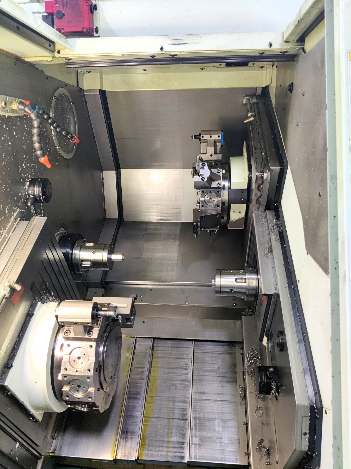 EUROTECH ELITE B446 Y2 TWIN SPINDLE TWIN TURRET CNC LATHE W/DUAL Y-AXIS, NEW 2009, SN 10534 - Image 2 of 8