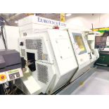 EUROTECH ELITE B446 Y2 TWIN SPINDLE TWIN TURRET CNC LATHE W/DUAL Y-AXIS, NEW 2009, SN 10534