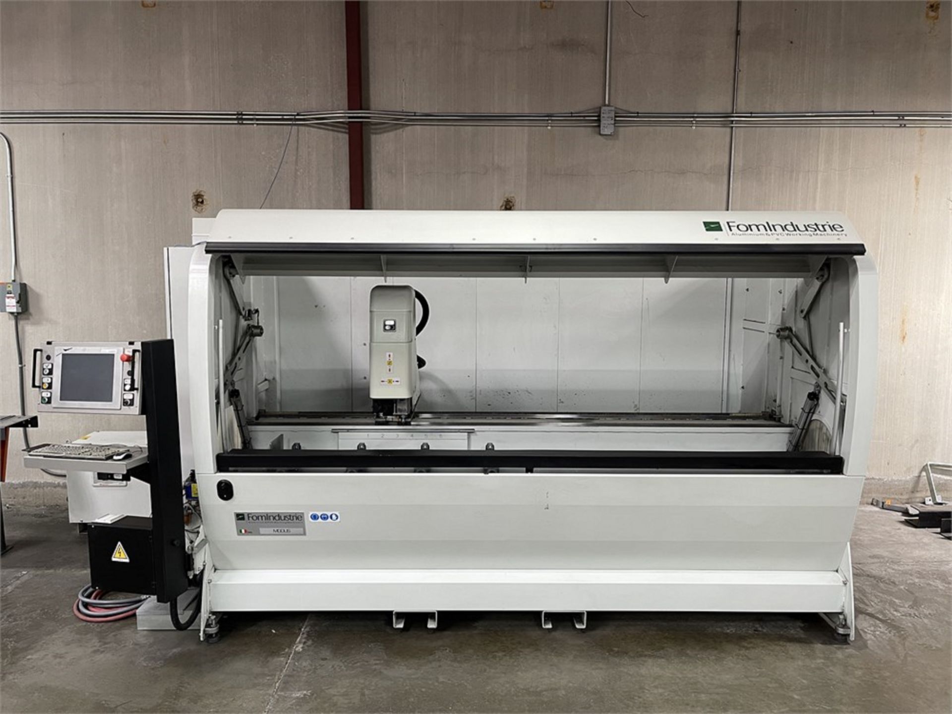 10' FOM INDUSTRIE MODEL MODUS CNC 4-AXIS ALUMINUM PROFILE MACHINING CENTER/ROUTER, S/N A0700194