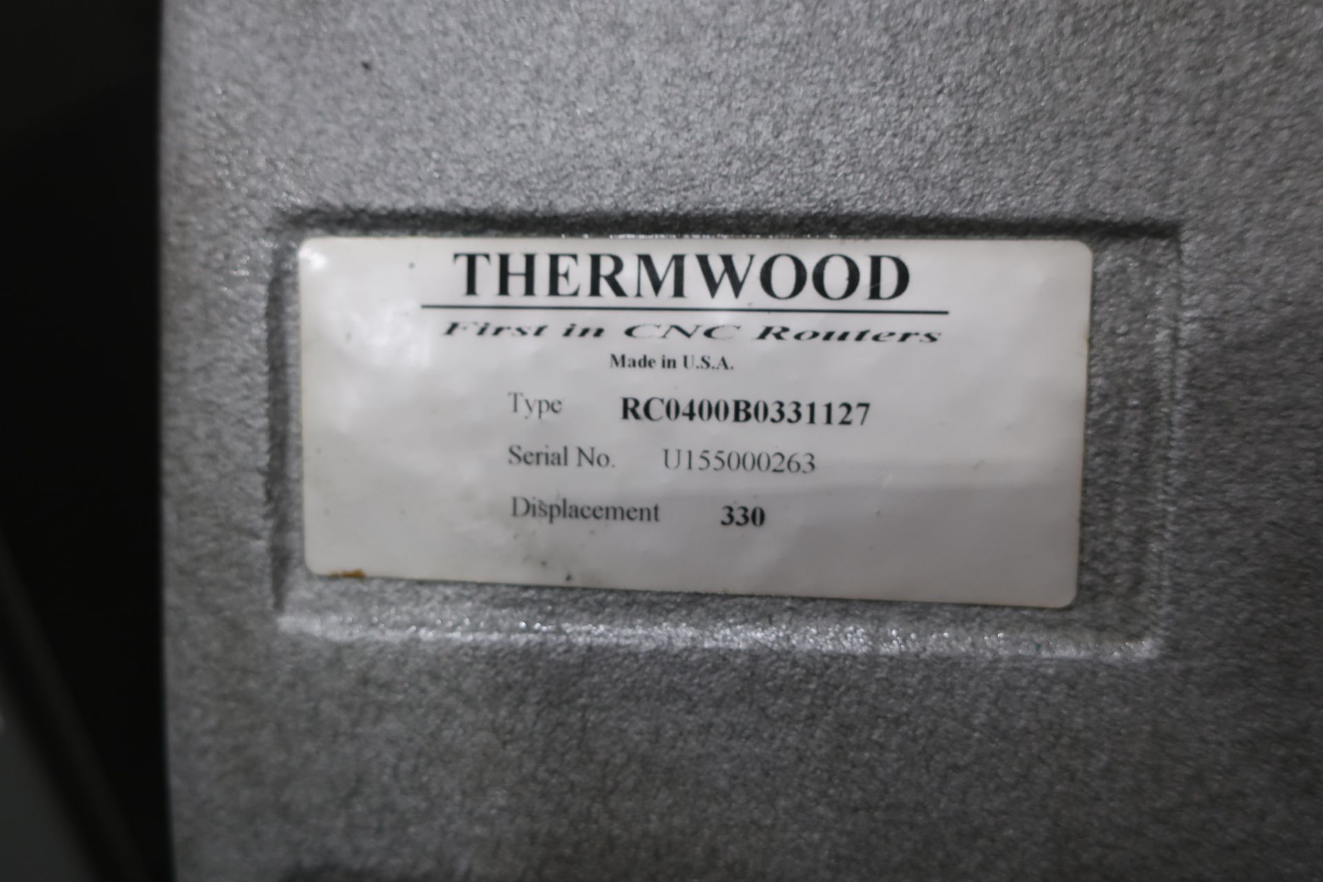 5'X5' DUAL SPINDLE THERMWOOD M45-55 CNC ROUTER, S/N CS454670116, NEW 2016 - Image 10 of 10