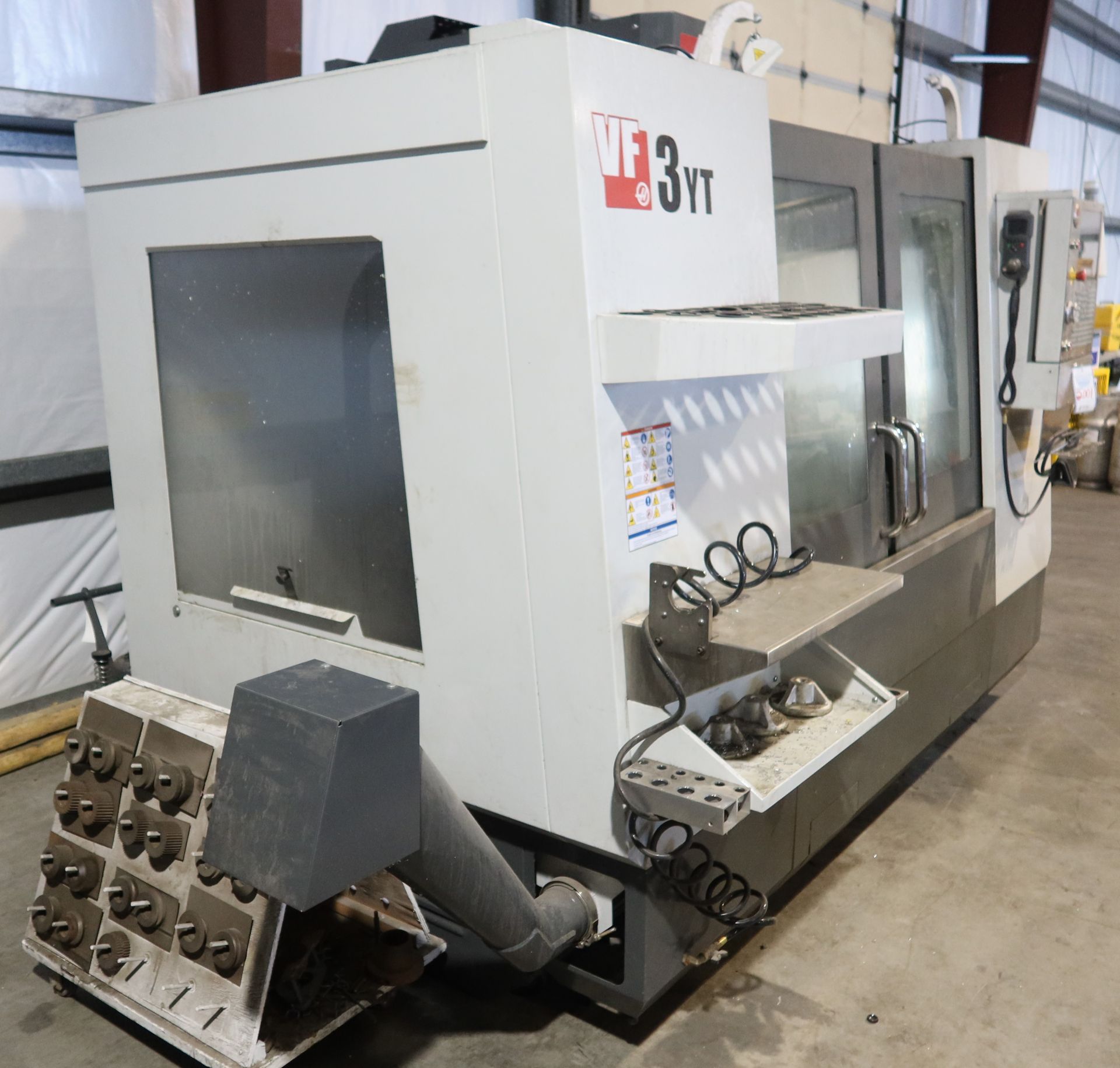 HAAS VF3-YT CNC 4-AXIS PRECISION VERTICAL MACHINING CENTER, S/N 1124918, NEW 2015 - Image 10 of 12