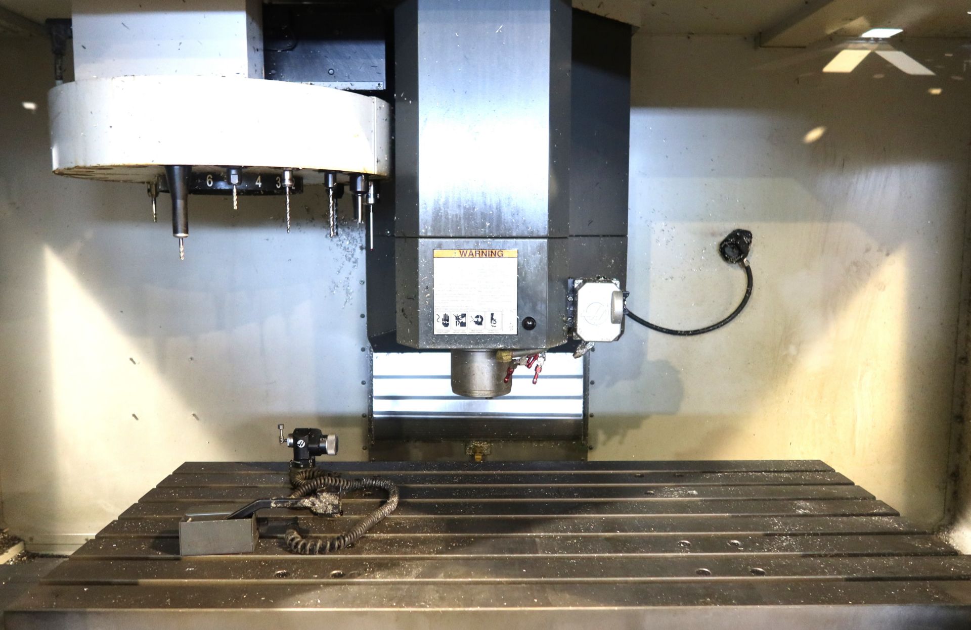 HAAS VF3-YT CNC 4-AXIS PRECISION VERTICAL MACHINING CENTER, S/N 1124918, NEW 2015 - Image 3 of 12