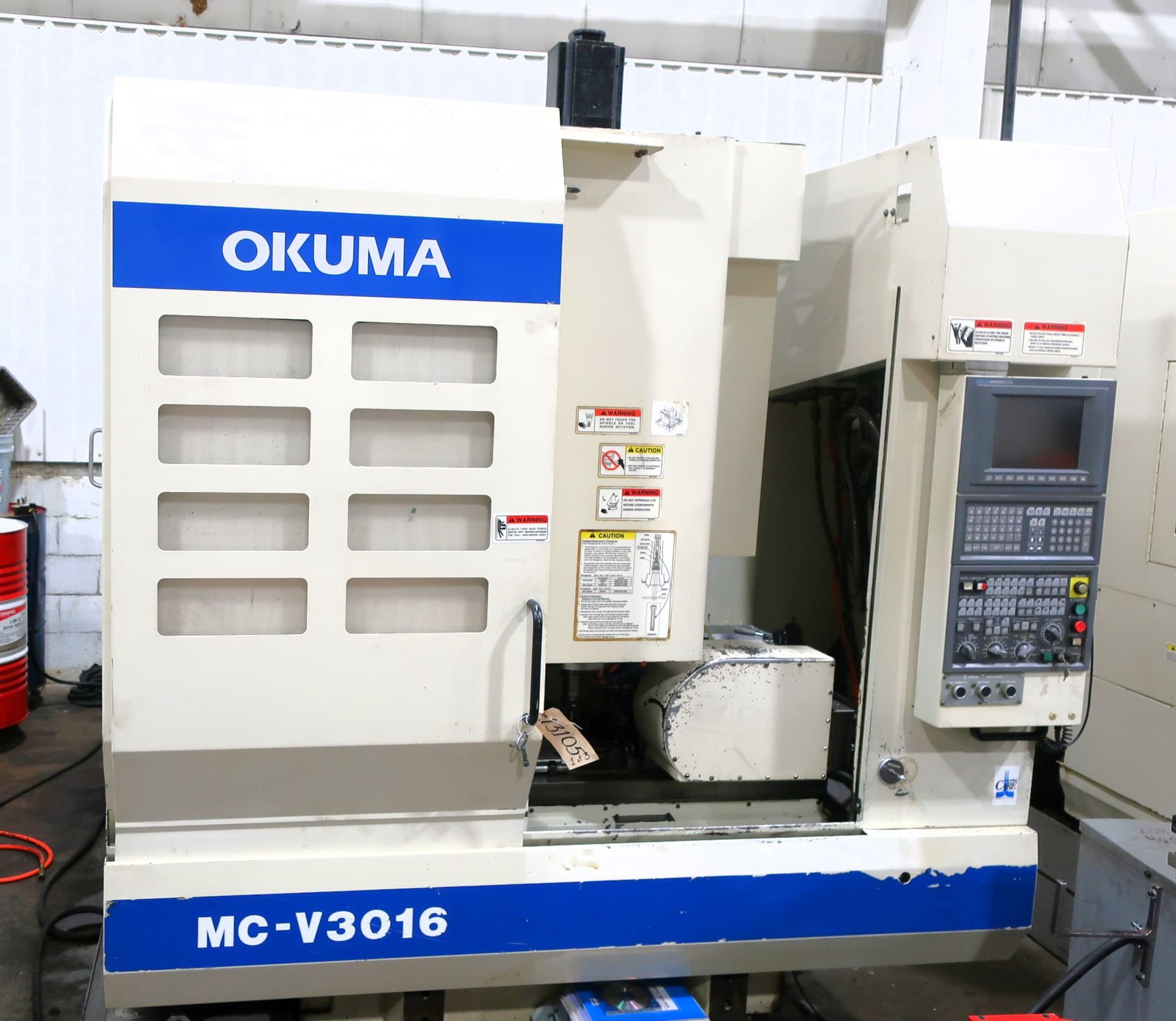 Okuma MC-V3016 5-Axis CNC Vertical Machining Center, S/N 0038, New 2003