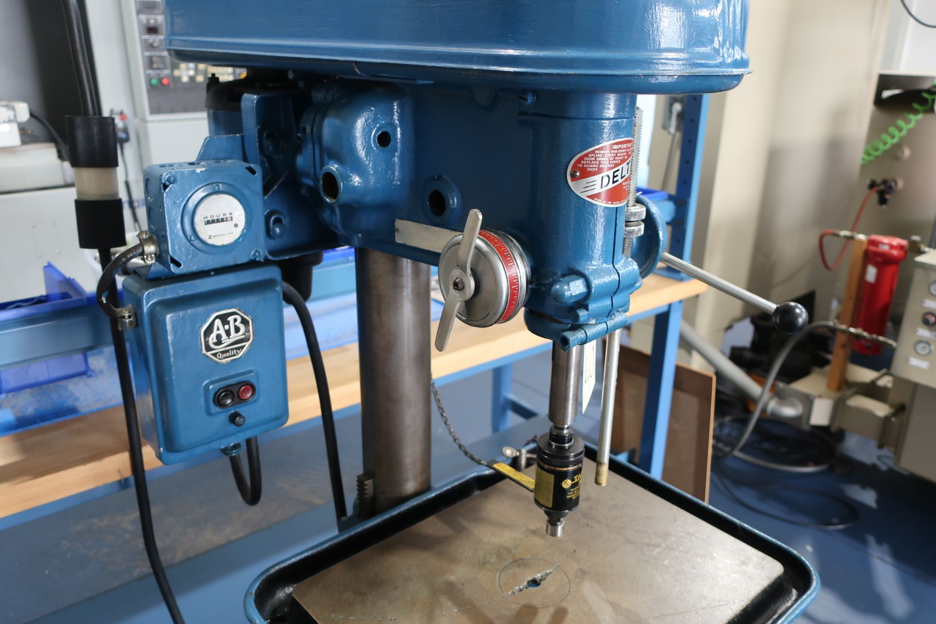 Delta Rockwell 15" Drill Press with Tapmatic Tapping Head - Image 2 of 3