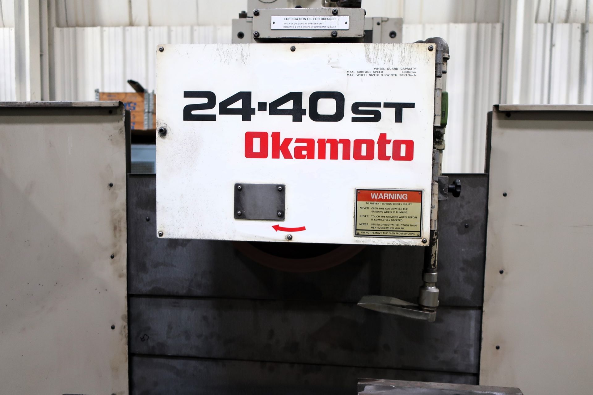 Okamoto ACC-2440ST CNC Precision Surface (creep Feed) Grinder with Diamond Form Crush Dresser, S/N 1 - Image 3 of 13