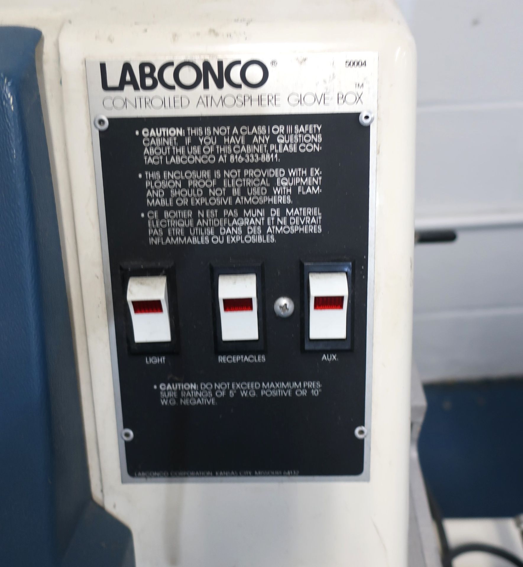 (1) Labcomo Controlled Atmosphere Glove box and (2) uniflow Portable Hoods - Image 2 of 4