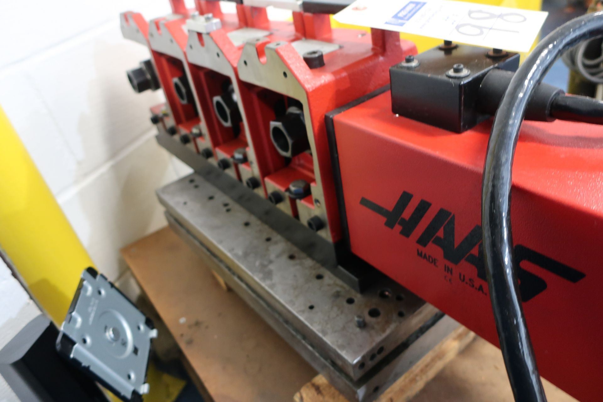 Haas HA5C4 4-Spindle Rotary Table with Servo Control Box - Image 6 of 6