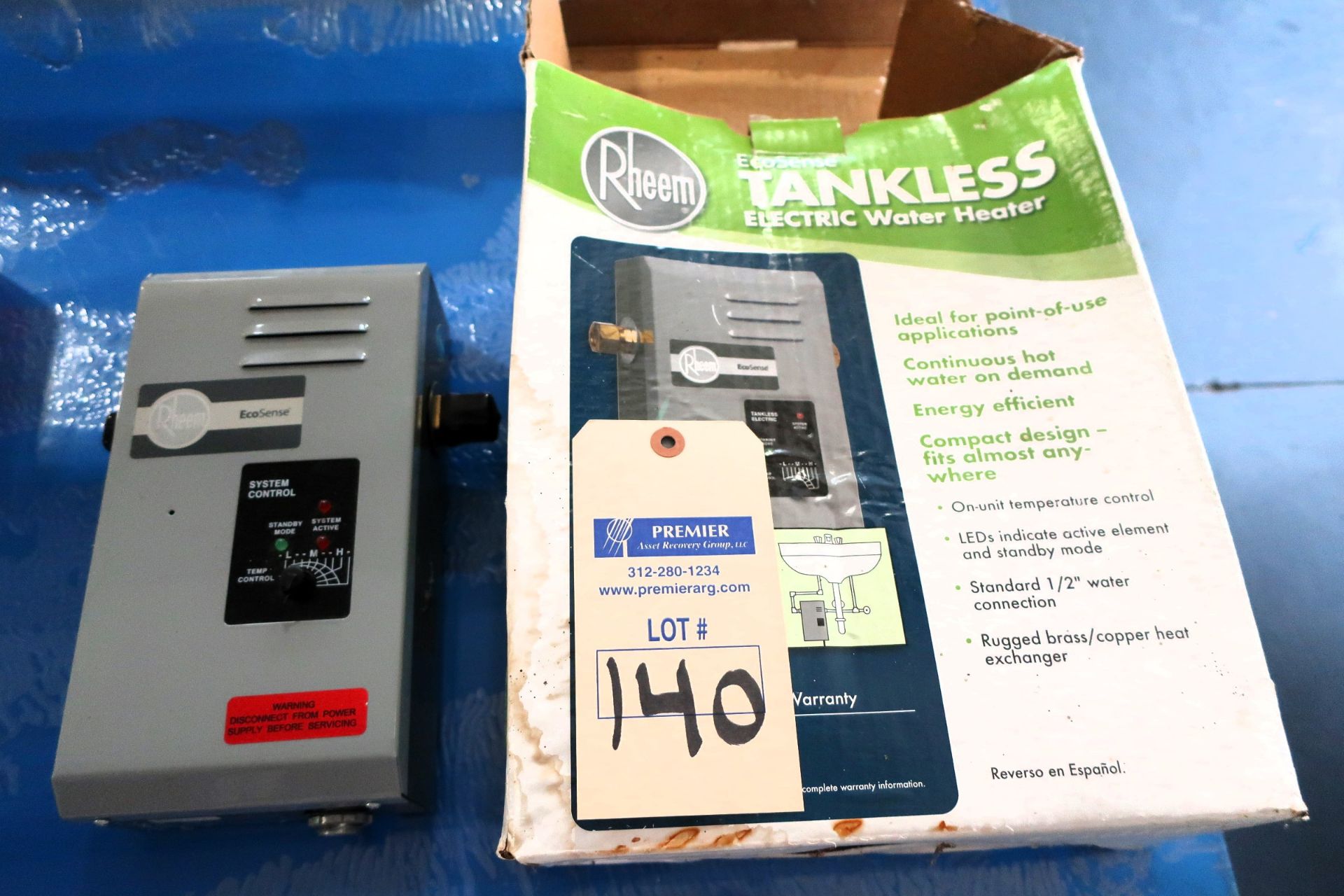 Rheem EcoSense Tankless Water Heater Model RETE-3