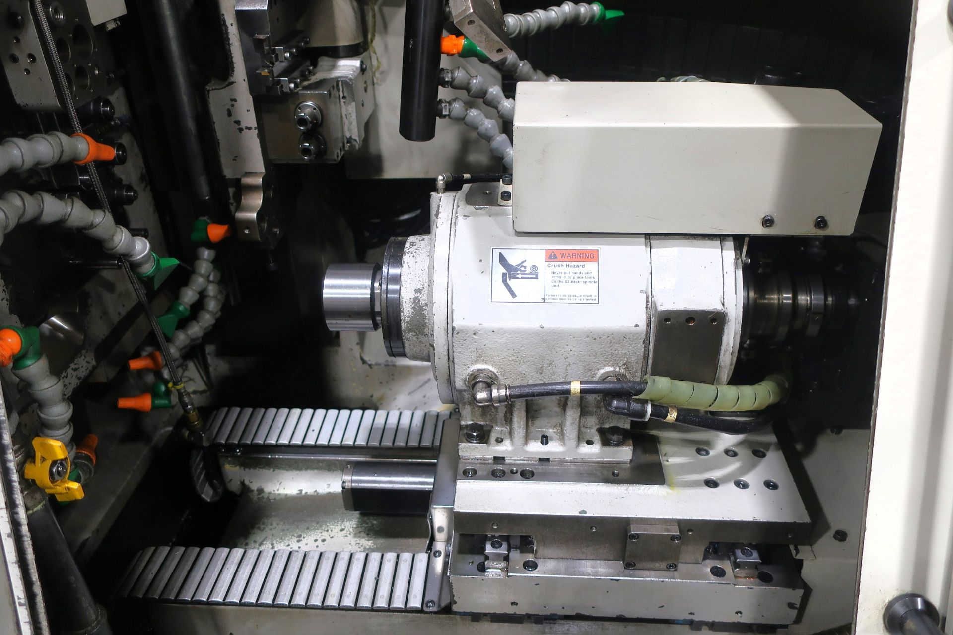 Nomura NN32YB2 32mm CNC Swiss Type Automatic Lathe w/Edge Barfeed, S/N 168011506, New 2016 - Bild 8 aus 20