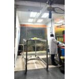 3-Zone Open Face Non-Pressurized Industrial Dry Filter Crossflow Paint Spray Booths