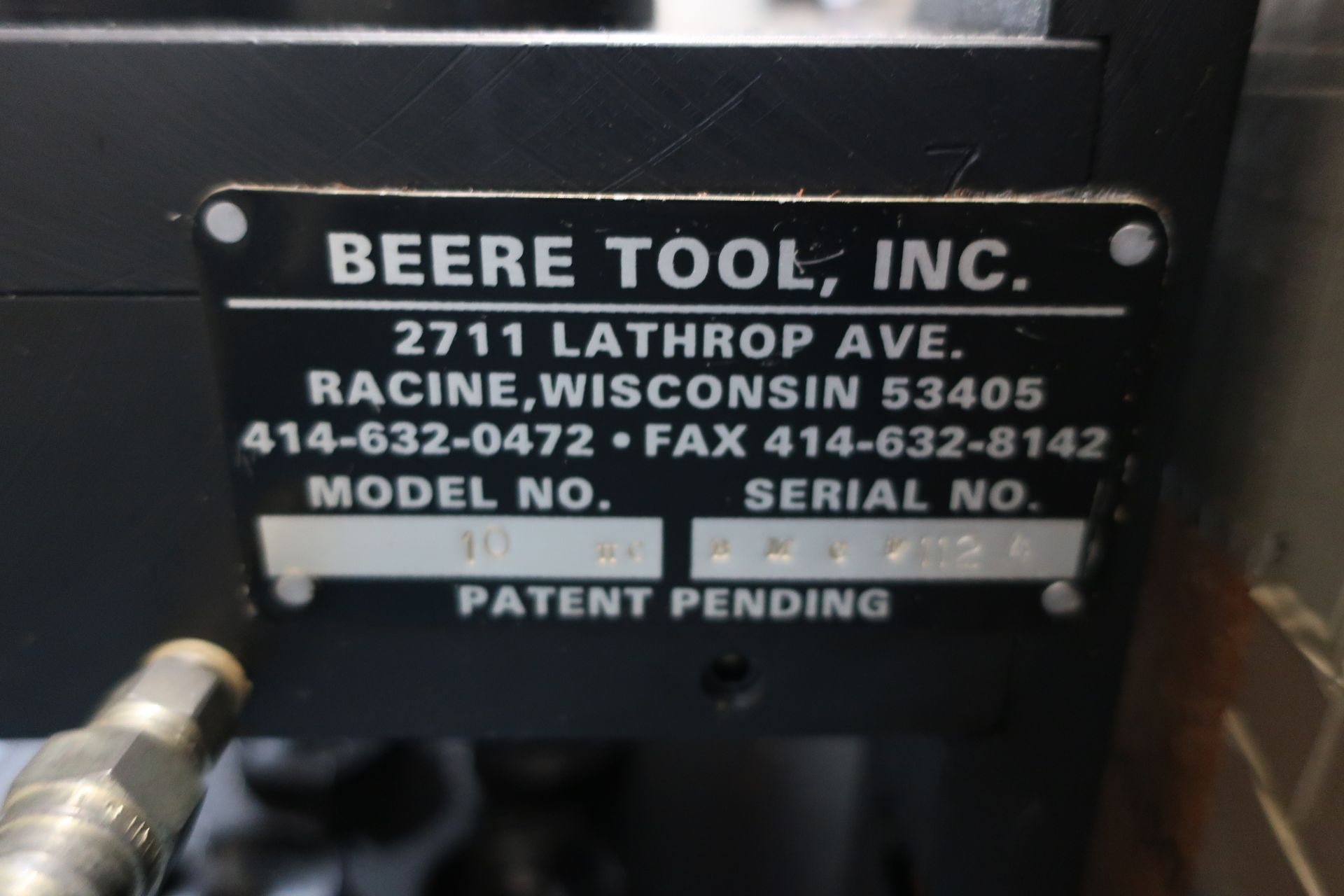 Beere Tool Inc Pneumatic 10-Station 5C Collet Fixture Model 10 - Image 3 of 5