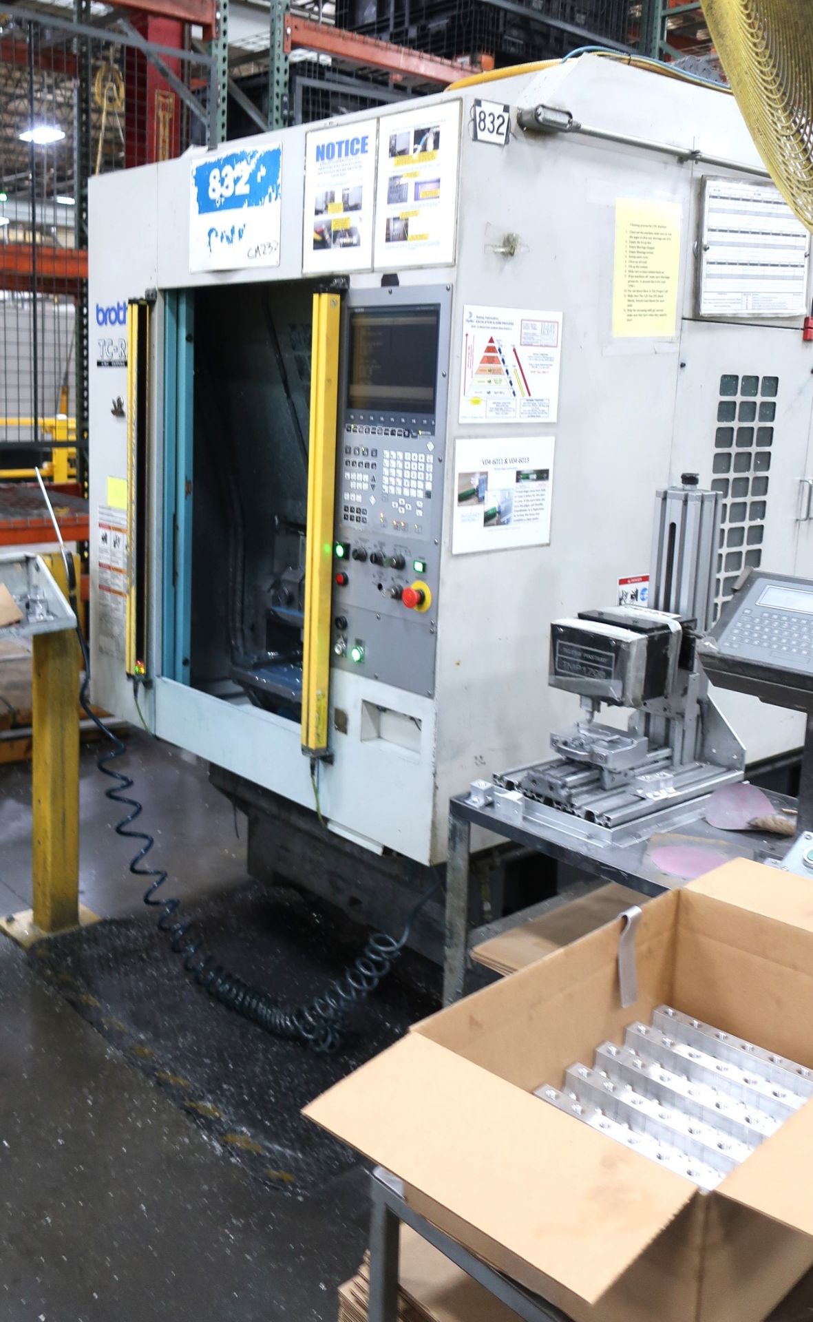 BROTHER TC-R2B 4-AXIS CNC DRILL TAP VERTICAL MACHING CENTER, NEW 2010 - Image 15 of 20