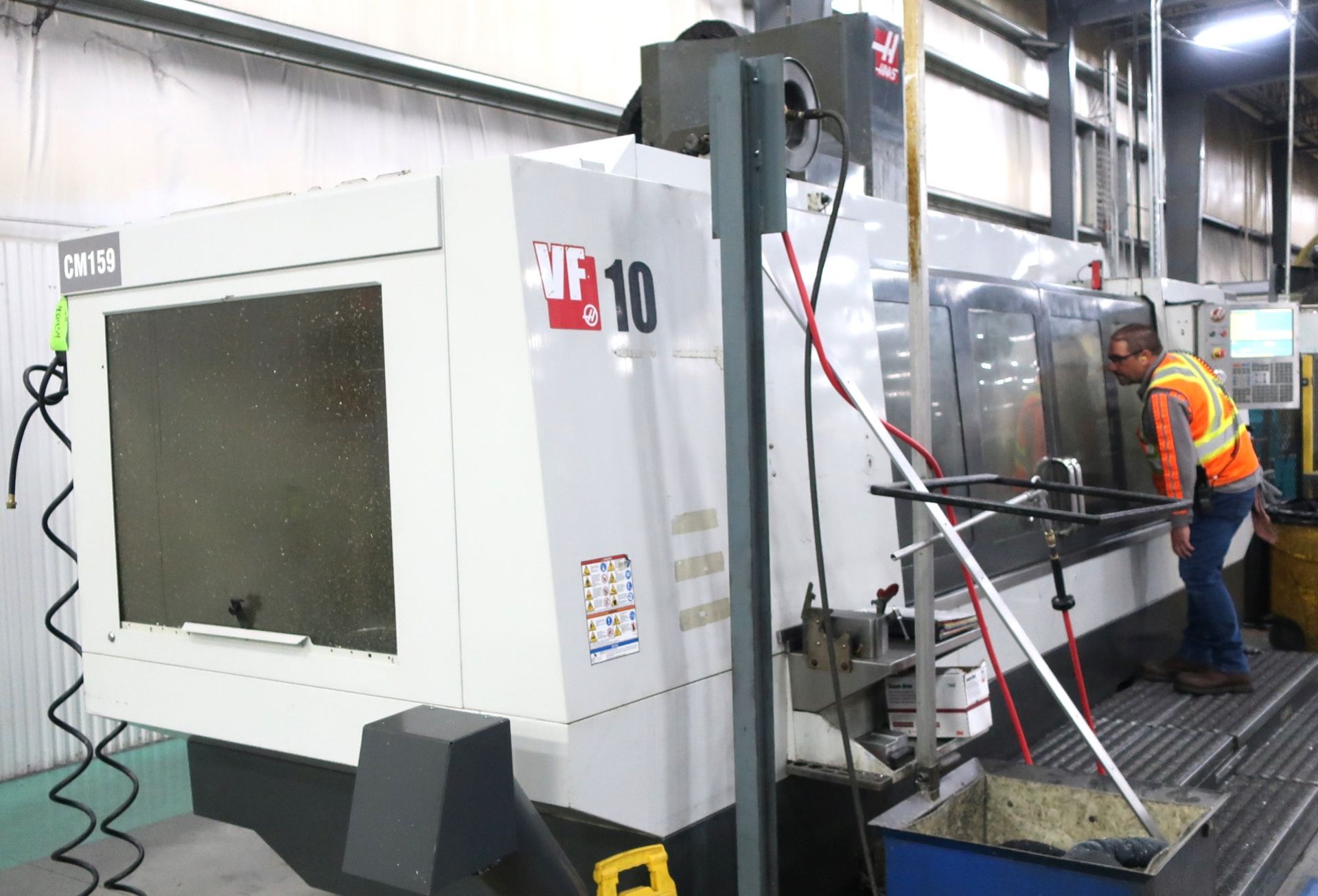 28" x 120" HAAS VF10/40 CNC VERTICAL MACHINING CENTER, NEW 2013 - Image 19 of 21