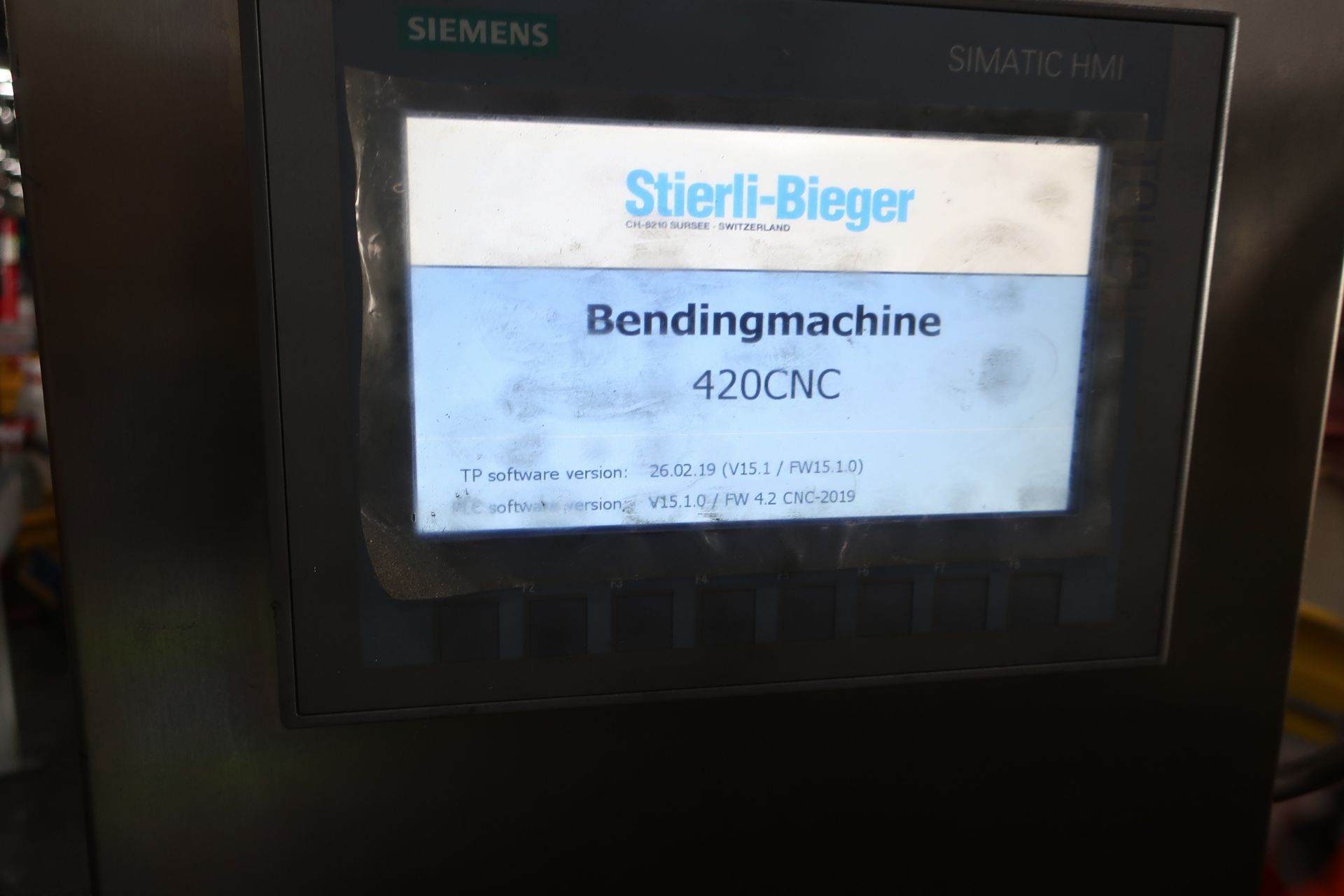 46 Ton Stierli-Bieger Model 420CNC Horizontal bending machine, new 2020 - Image 14 of 15