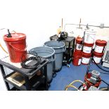 Blaser Oil/Coolant Mixing System with Pump and Two Black Carts